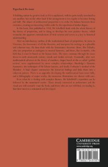 The Theory of Proportion in Architecture