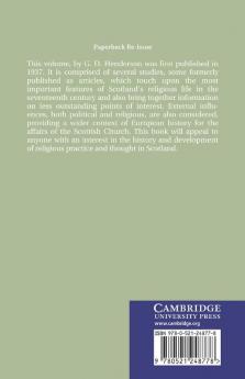 Religious Life in Seventeenth-Century Scotland