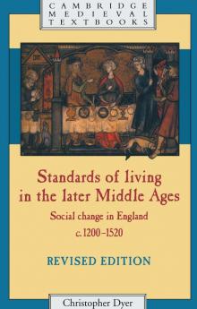 Standards of Living in the Later Middle Ages