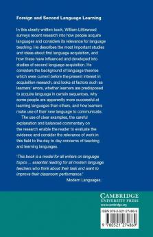 Foreign and Second Language Learning