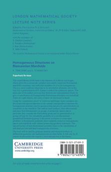Homogeneous Structures on Riemannian Manifolds