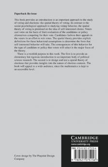 The Spatial Theory of Voting