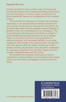 Structuralism or Criticism?