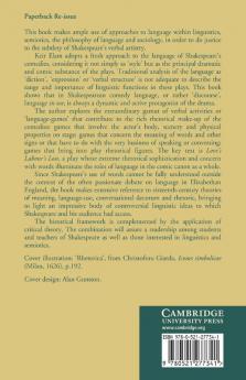 Shakespeare's Universe of Discourse