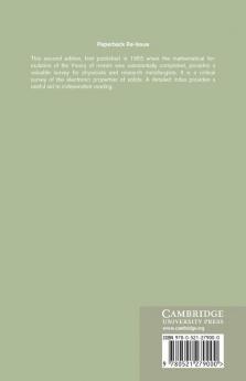 The Theory of Metals