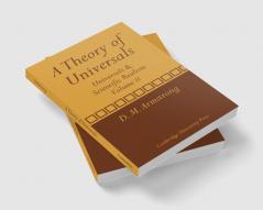 A Theory of Universals