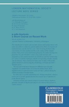 P-Adic Analysis
