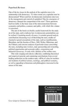 Democracy and the Capitalist State