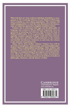 The Cambridge Translations of Medieval Philosophical Texts