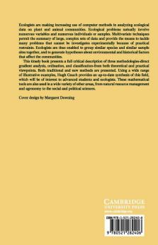 Multivariate Analysis in Community Ecology