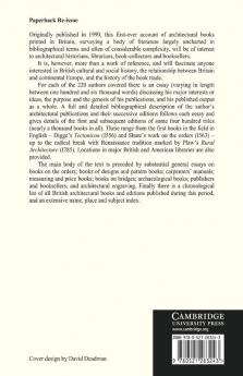 British Architectural Books and Writers