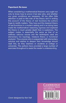 A Second Course on Real Functions
