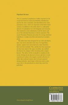 Statistical Tables for the Social Biological and Physical Sciences