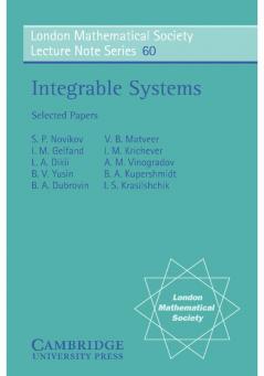 Integrable Systems