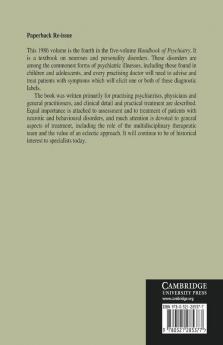 Handbook of Psychiatry