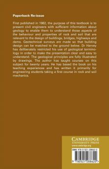 Geology for Geotechnical Engineers