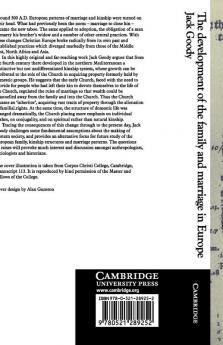 Development of the Family and Marriage in Europe