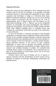 Rational Choice and Social Exchange
