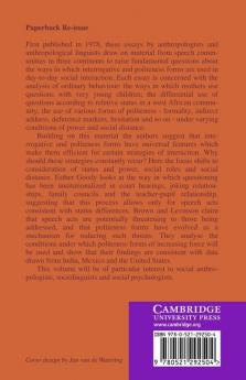 Questions and Politeness