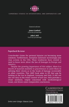 Compensation for Personal Injury in English German and Italian Law