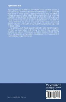 A Clinician's Handbook of Child and Adolescent Psychiatry