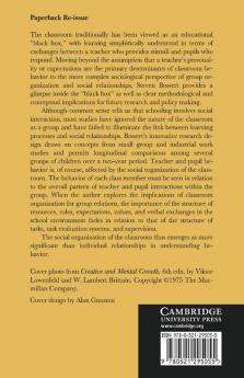 Tasks and Social Relationships in Classrooms