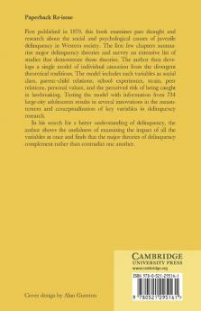 Juvenile Delinquency and Its Origins
