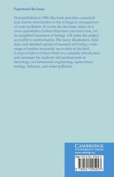 Ecological Effects of Waste Water