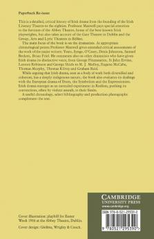 A Critical History of Modern Irish Drama 1891 1980