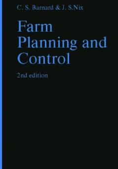 Farm Planning and Control