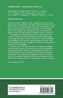 The Mesoamerican Indian Languages