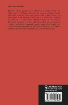 The Theory of Partial Differential Equations