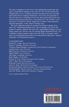 Managing International Risk