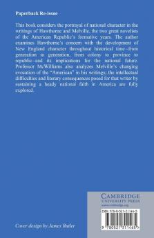 Hawthorne Melville and the American Character