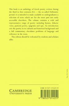 A Hellenistic Anthology