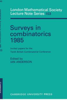 Surveys in Combinatorics 1985