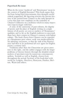 Medieval to Renaissance in English Poetry