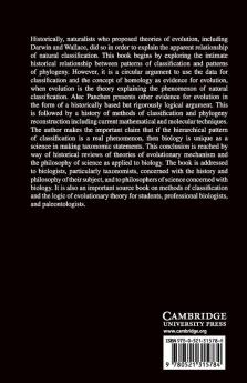 Classification Evolution and the Nature of Biology