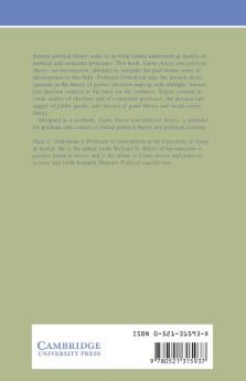 Game Theory and Political Theory