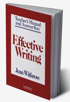 Effective Writing Teacher's Manual