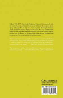 The Cambridge History of Literary Criticism