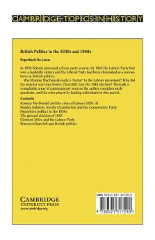 British Politics in the 1930s and 1940s