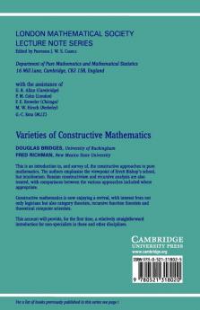 Varieties of Constructive Mathematics
