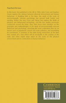 Environmental Problems/Behavioral Solutions