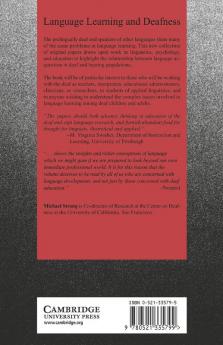 Language Learning and Deafness