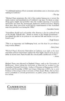 Economic Rationalism in Canberra
