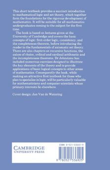Notes on Logic and Set Theory