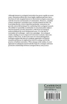 Restoration Ecology
