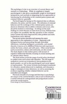 The Psychology of Crime