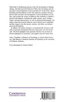 The Roots of Prosocial Behavior in Children